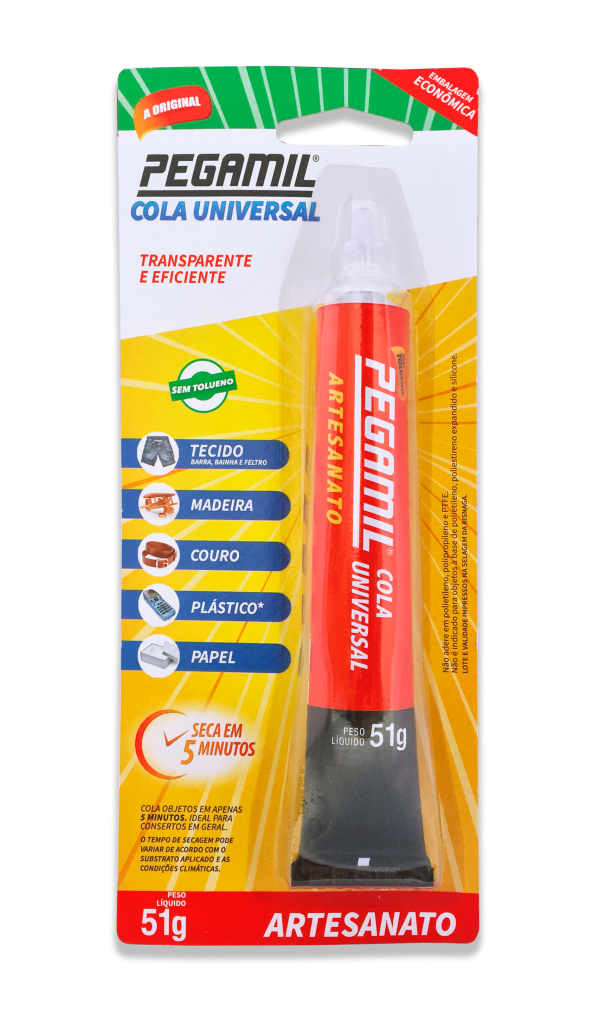 Pegamil Cola Universal Artesanato - Imagem 3